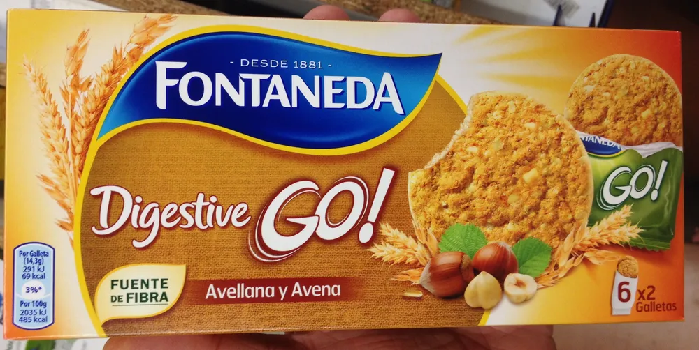 Digestive Go ! - Cookies de céréales aux noisettes