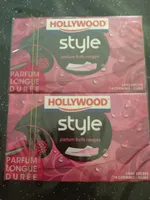 Chewing-gum sans sucres avec édulcorants-parfum fruits rouges