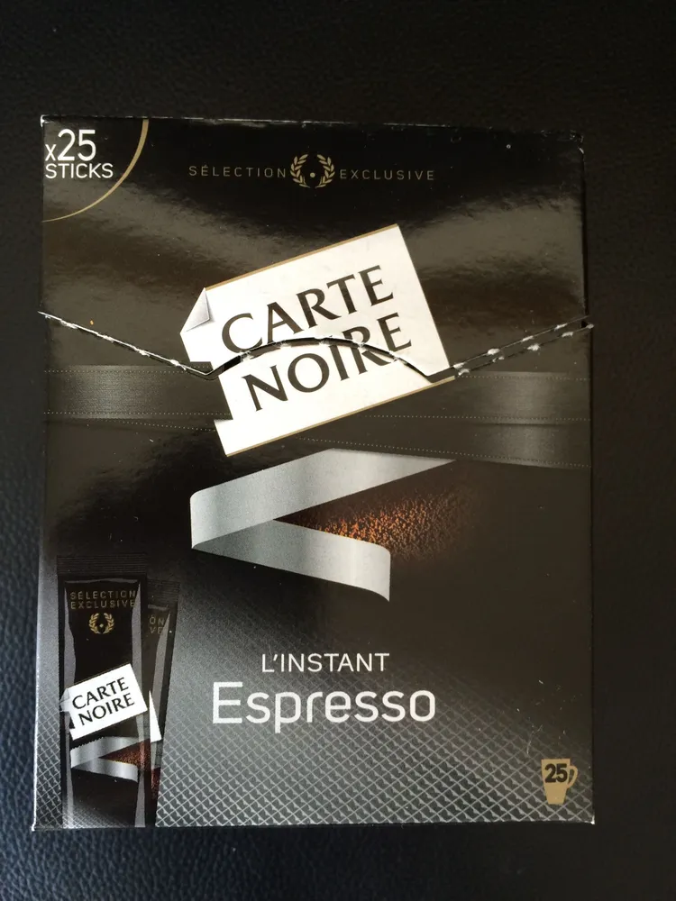 Carte noire l'instant espresso