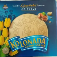 Kolonáda lázeňské oplatky oříškové