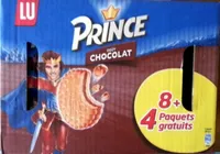 Prince goût chocolat 8+4 paquets gratuits