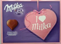 I love Milka Erdbeer-Crème