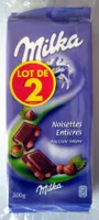 Chocolat Noisettes entières (Lot de 2)