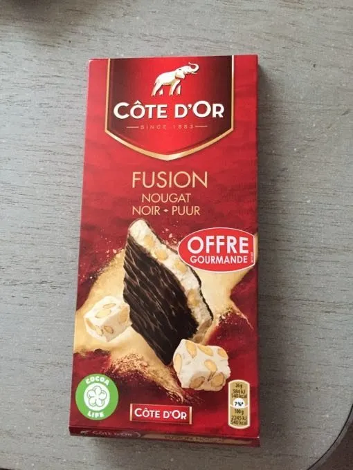 Cote 130g  fusion  noir nougat