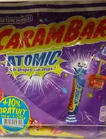 Carambar atomic- Confiseries aromatisées parfums assortis