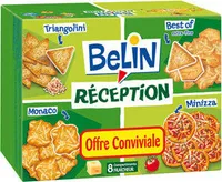 Belin crackers assortiment reception 760g offre conviviale