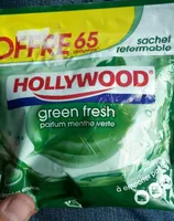 Sachet green fresh chewing-gums