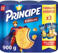 Galletas rellenas de crema de chocolate menos grasas saturadas