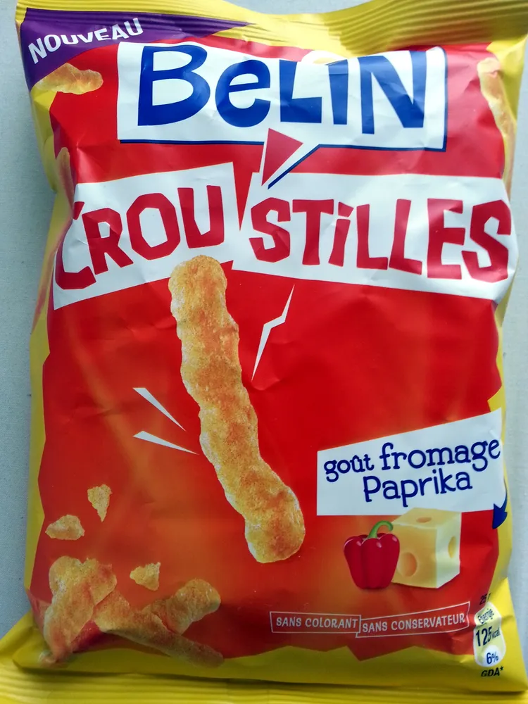 Belin Croustilles goût fromage paprika