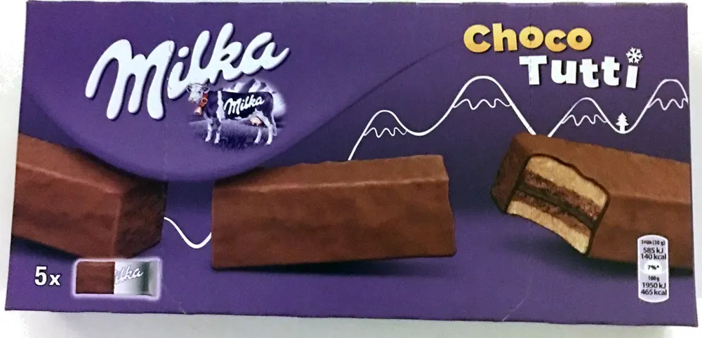 Choco trio bizcocho relleno y cubierto de chocolate