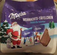 Weihnachts-Täfelchen Milchcrème