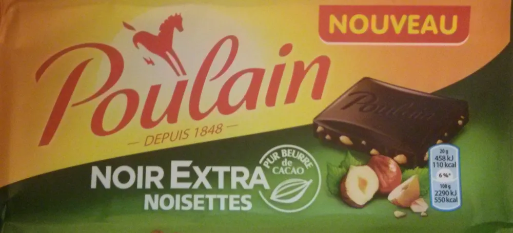 Noir extra noisettes