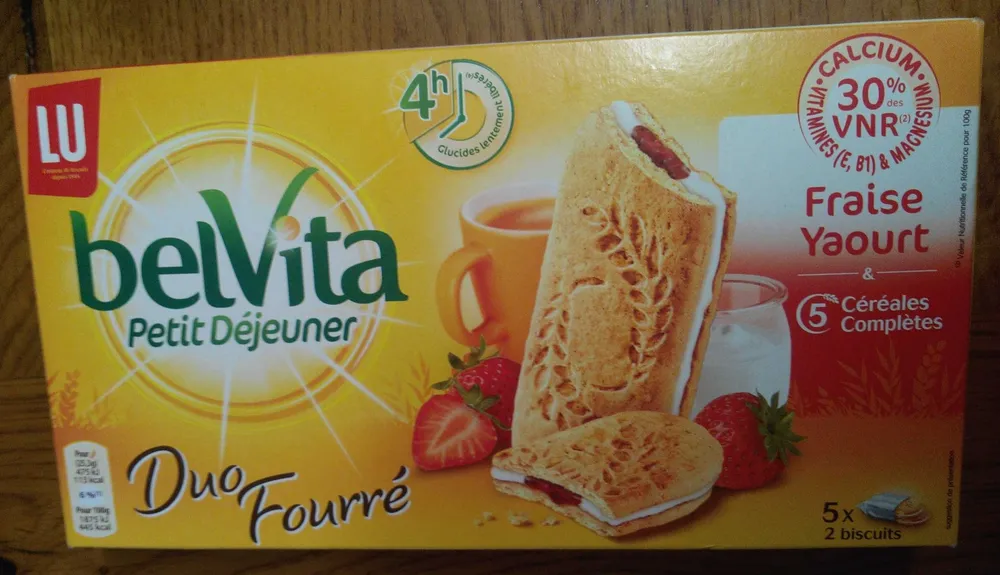 BelVita Duo Fourré Fraise Yaourt