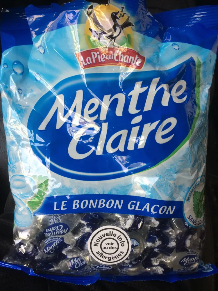 Bonbon glaçon menthe claire