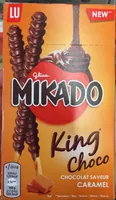 Mikado King Choco chocolat saveur Caramel