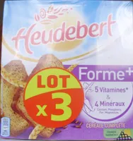 Forme+ (5 Vitamines & 4 Minéraux), Céréale Complète (Lot x 3)
