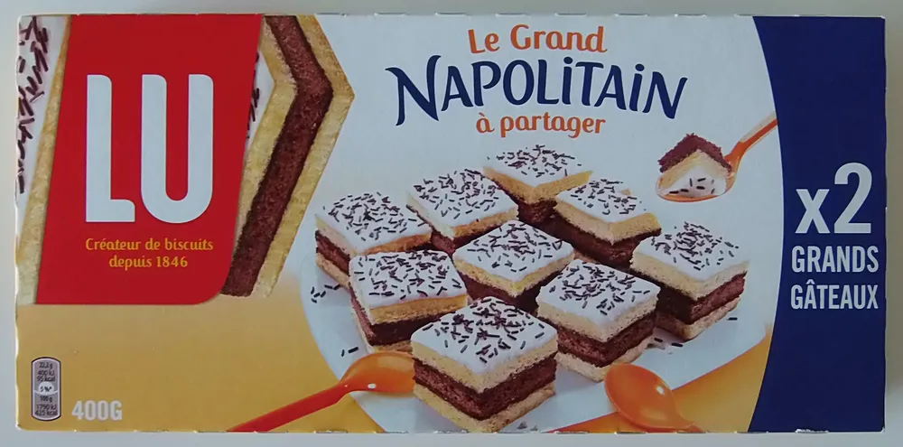 Le Grand Napolitain Gâteau fourrage au chocolat