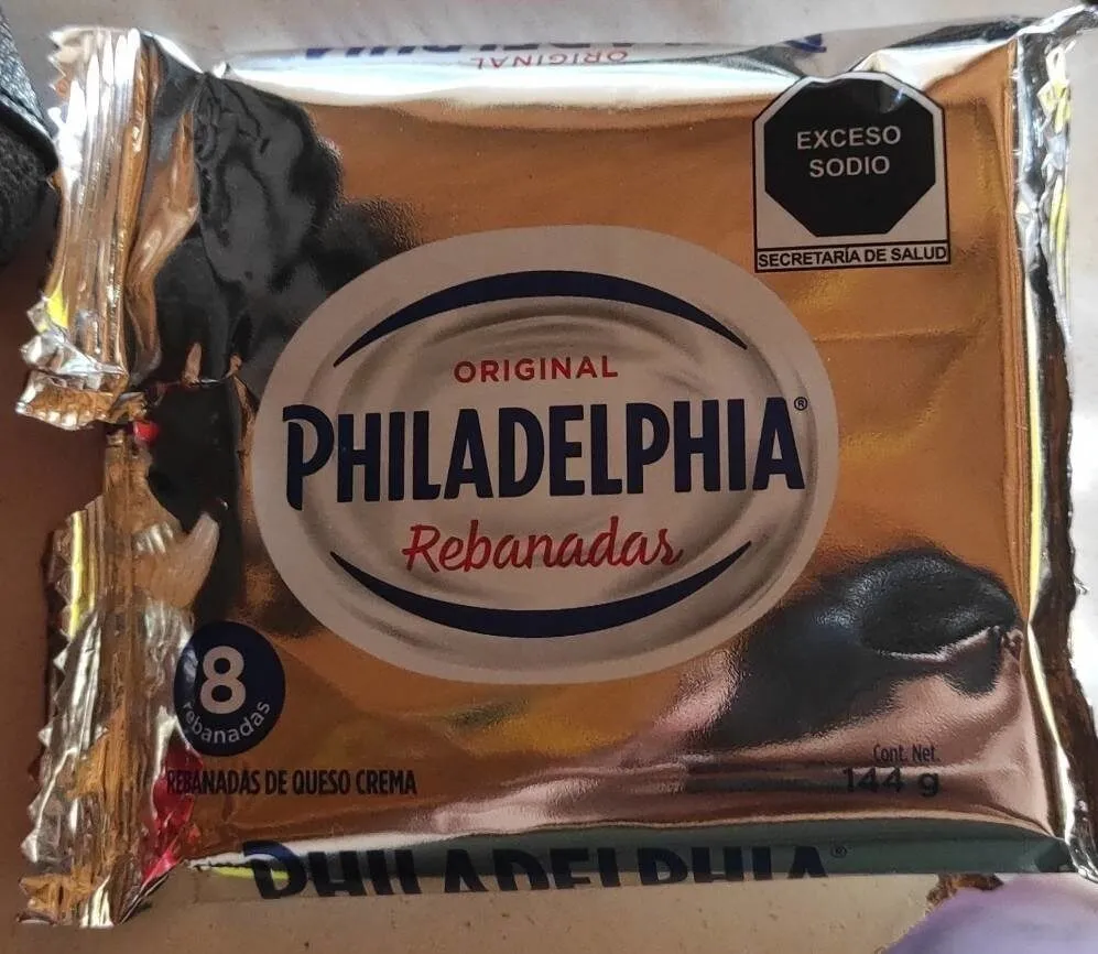 Rebanadas de queso Philadelphia original