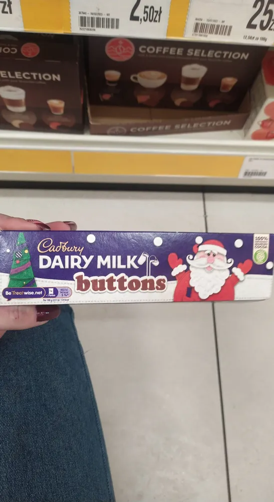 Cadbury buttons chocolate pieces