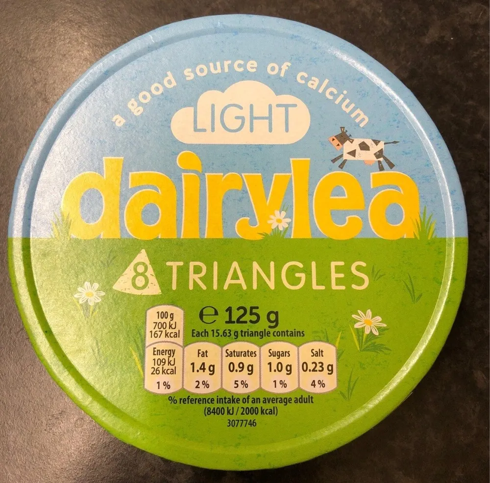 Dairylea processed cheese-portions light