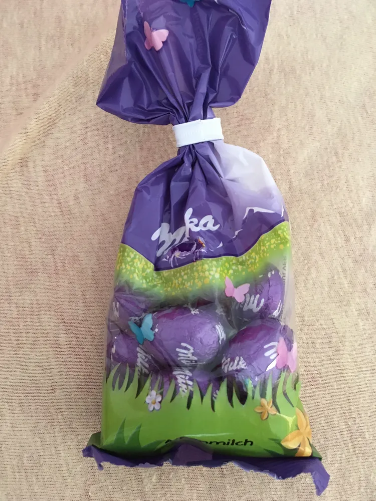 Milka Ostereier Alpenmilch