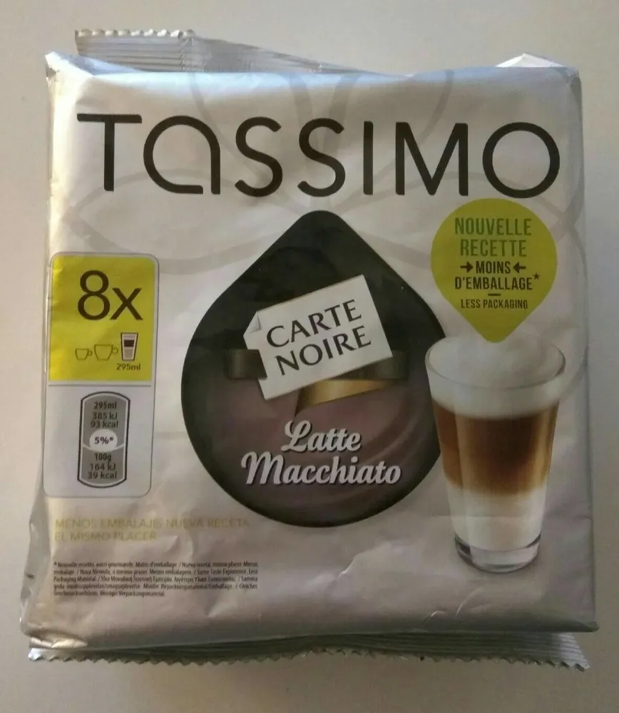 Tassimo Café Carte Noire Latte Macchiato