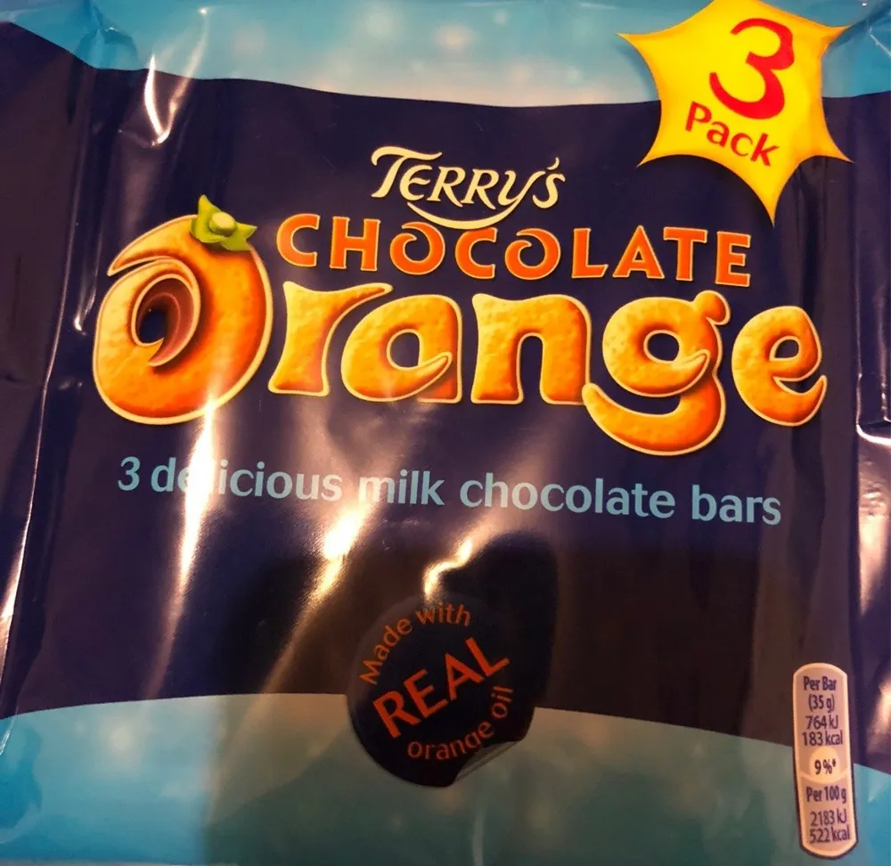 Terry's chocolate orange chocolate bar-bundle milk chocolate
