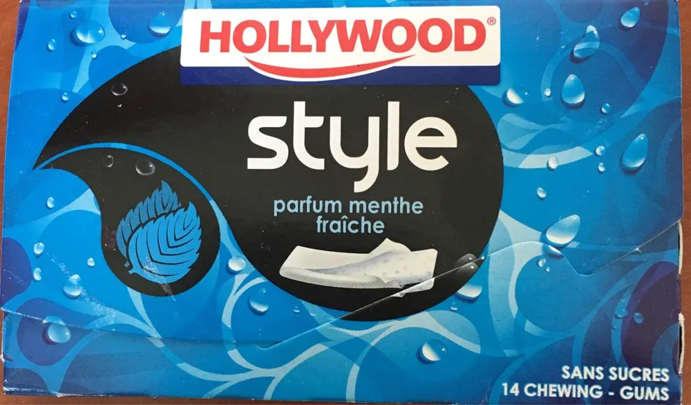 Hollywood style menthe fraiche