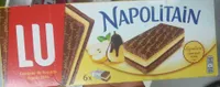 Napolitain - Gâteau fourrage au chocolat et à la poire