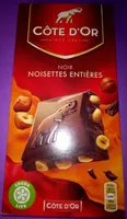 Chocolat Noir, Noisettes entières