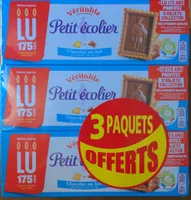 Petit Ecolier Biscuits chocolat au lait les 6 paquets de 150 g