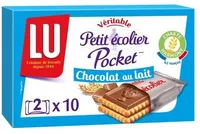 Ptit ecolier 2x250g pocket lait