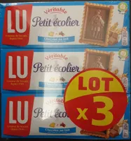 Petit ecolier 3x150g lait lot