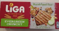 Evergreen crunchy muesly appel peer