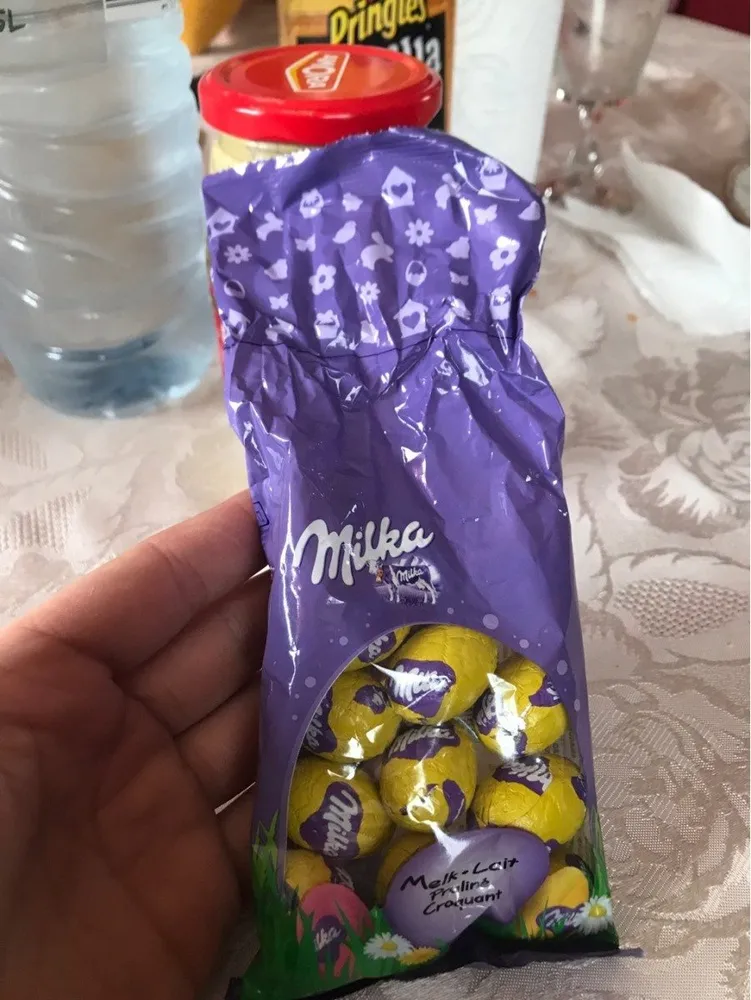 Oeufs praliné croquant