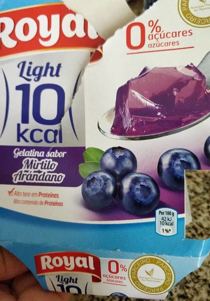 Gelatina de arándano