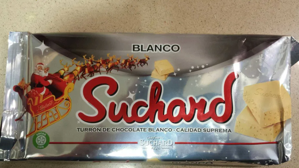 Turrón de chocolate blanco
