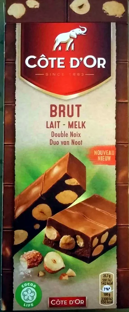Brut Lait double noix