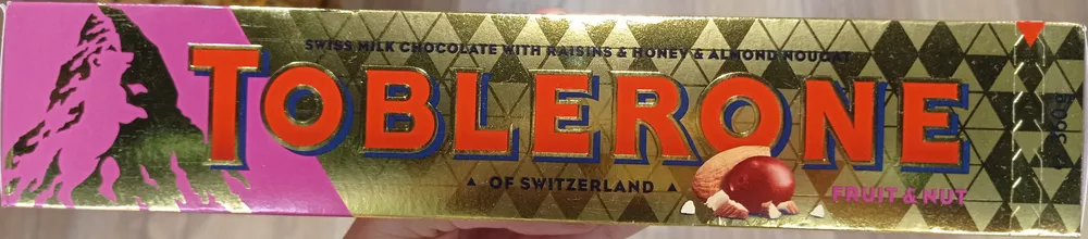 Toblerone fruit & nut