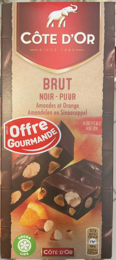 Brut Noir Amandes et Orange