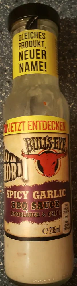 Bull´s eye BBQ Sauce Spicy Garlic