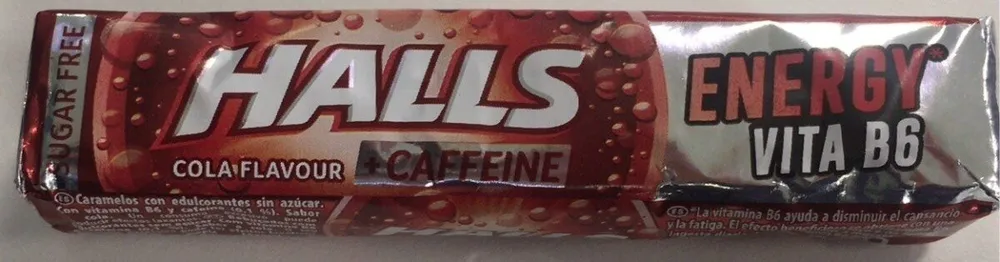 Halls Cola Flavour + Caffeine