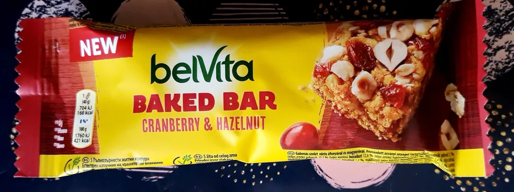 Baked Bar Cranberry & Hazelnut
