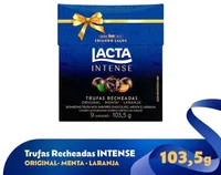 Trufa De Chocolate Sortida Lacta Intense Caixa 103,5g 9 Unidades