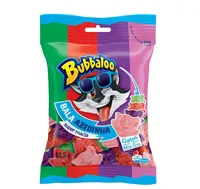 Bala Sortida Azedinha Gatos Bubbaloo Pacote 82,5g