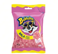 Bala Tutti Frutti Patinhas Bubbaloo Pacote 75g