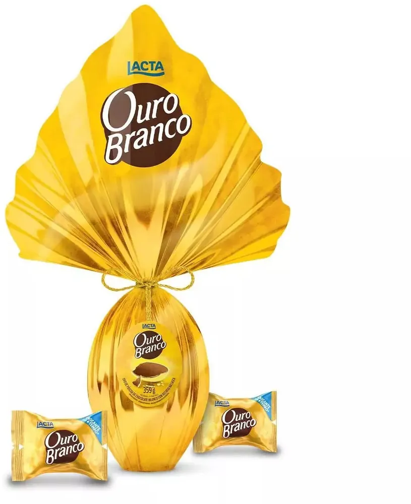 Ovo De Páscoa Ouro Branco Lacta 359g