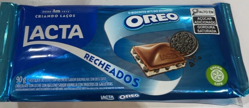 Chocolate Ao Leite Recheio Oreo