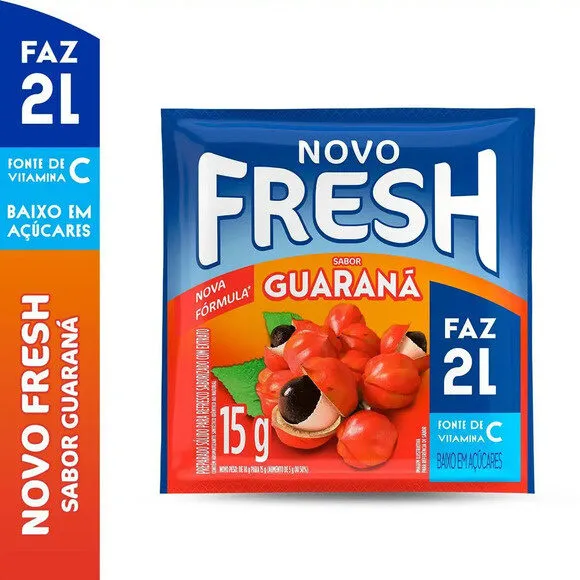 Refresco Em Pó Guaraná Fresh Pacote 15g