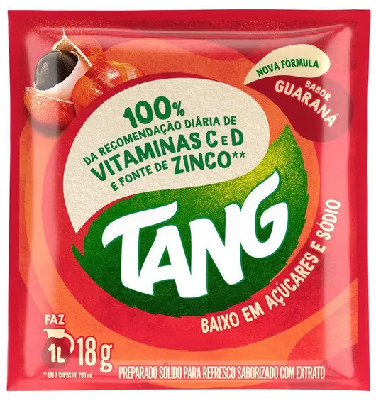Refresco Em Pó Guananá Tang Pacote 18g